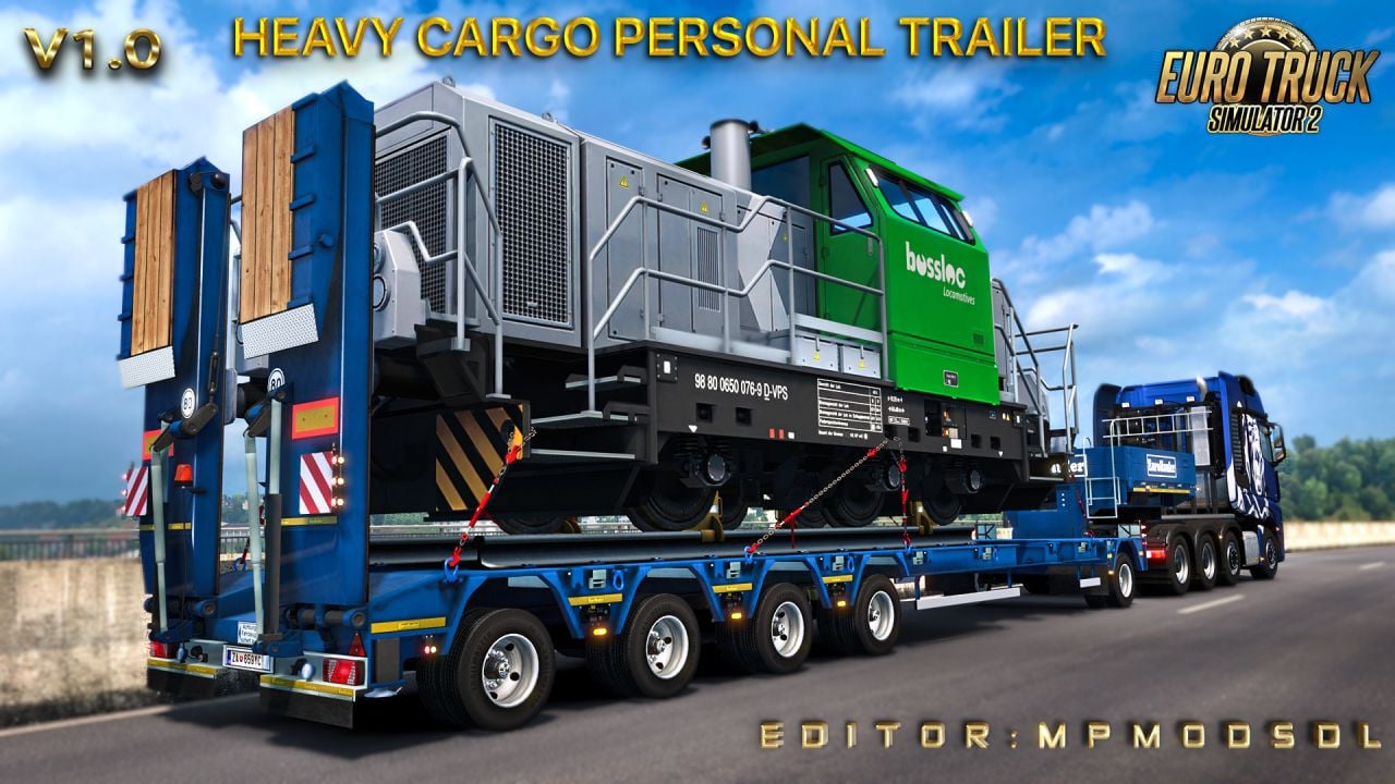 Heavy Cargo Personal Trailer Mod For ETS2 Multiplayer